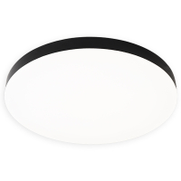 LED Plafondlamp | Ø 30 cm | 3000-4000-6000K | Frameless | 3000 lumen | IP54 | Zwart | 24W LDR02601