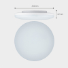 123led LED Plafondlamp | Rond | Ø 25 cm | 3000-4000-6000K | 1440 lumen | IP54 | 8W | Wit LDR06804 - 7
