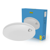 123led LED Plafondlamp met sensor | Ø 30 cm | 3000K | 2160 lumen | IP54 | 18W  LDR02250