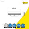 123led LED Spot GX53 | 4000K | Dimbaar | 6.5W (48W)  LDR02132 - 2