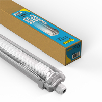 123led LED TL armatuur 120 cm | incl. TL buis | 4000K (840) | 2160 lumen | IP65 | 18W (36W) LDR08808