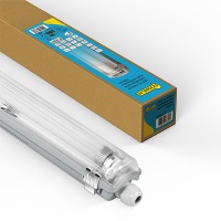 123led LED TL armatuur 120 cm | incl. TL buis | 4000K (840) | 2220 lumen | High Efficiency | IP65 | 12W (36W) LDR08823