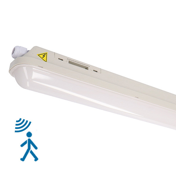 Stevig Toevoeging Lam LED TL armatuur met sensor 120 cm | incl. LED strip | 4000K | 2800 lumen |  IP65 | 30.5W 123led 123led.nl