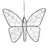 LED Vlinder | 40 x 32 cm | Extra warm wit & twinkle | 330 lampjes | Zwart LDR07390 - 3