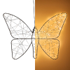LED Vlinder | 58 x 43 cm | Extra warm wit & twinkle | 480 lampjes | Zwart LDR07391 - 1