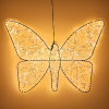 LED Vlinder | 58 x 43 cm | Extra warm wit & twinkle | 480 lampjes | Zwart LDR07391 - 2