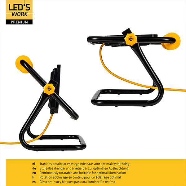 123led LED bouwlamp draagbaar | 4000K | 5800 lumen | IP65 | 50W LDR09462 - 4