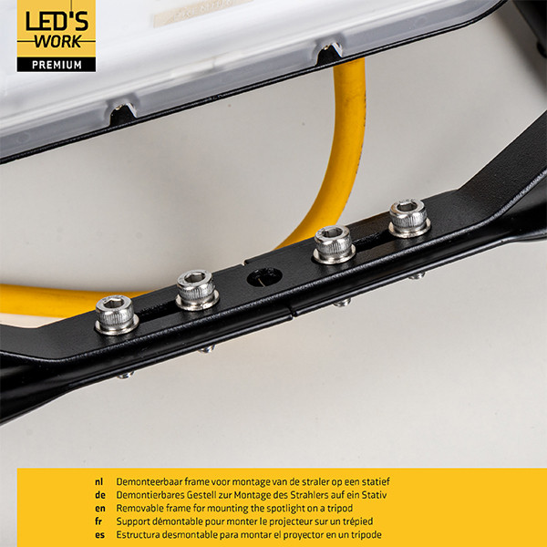 123led LED bouwlamp draagbaar | 4000K | 5800 lumen | IP65 | 50W LDR09462 - 5