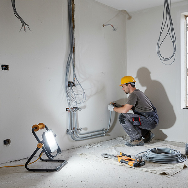 123led LED bouwlamp draagbaar | 4000K | 5800 lumen | IP65 | 50W LDR09462 - 6