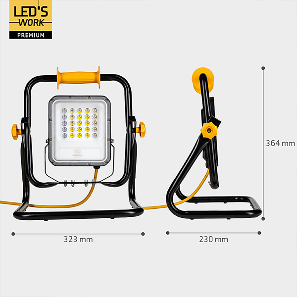 123led LED bouwlamp draagbaar | 4000K | 5800 lumen | IP65 | 50W LDR09462 - 7