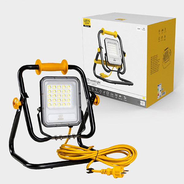 123led LED bouwlamp draagbaar | 4000K | 5800 lumen | IP65 | 50W LDR09462 - 8