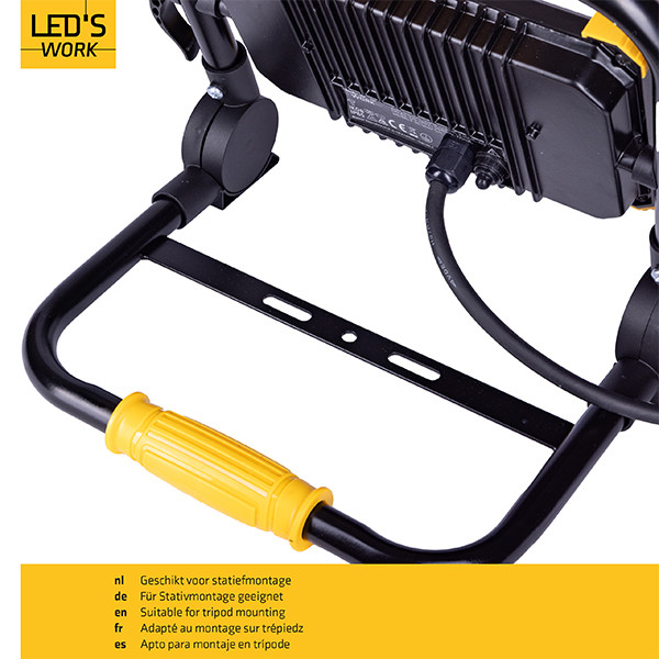 123led LED bouwlamp draagbaar | 4000K | 6500 lumen | IP65 | 50W  LDR06815 - 3