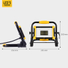 123led LED bouwlamp draagbaar | 4000K | 6500 lumen | IP65 | 50W  LDR06815 - 7