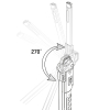 123led LED inspectielamp oplaadbaar | 5000K | 600 lumen | IP54 | 5W  LDR06741 - 5