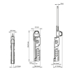 123led LED inspectielamp oplaadbaar | 5000K | 600 lumen | IP54 | 5W  LDR06741 - 8