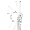 123led LED inspectielamp oplaadbaar | 5000K | 600 lumen | IP54 | 5W  LDR06742 - 5