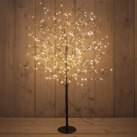 LED kerstboom 120 cm | Extra warm wit & Twinkle | 600 lampjes | Geschikt voor buiten LDR07408