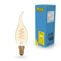 123led LED lamp E14 | Sierkaars | Filament | Goud |1800K | Dimbaar | 2.5W (15W)  LDR02224