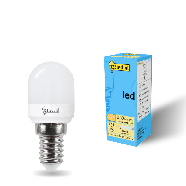 123led LED lamp E14 | 2700K | Capsule T25 | 2.2W (25W)  LDR01924 - 1