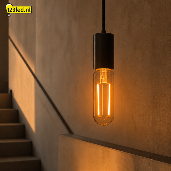 123led LED lamp E14 | Buis T25 | Filament | Goud | 2100K | Dimbaar | 3.5W (25W) LDR02664 - 4