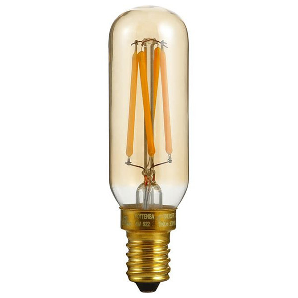 123led LED lamp E14 | Buis T25 | Filament | Goud | 2200K | Dimbaar | CRI >93 | 4W (25W) LDR09348 - 1