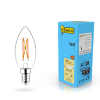 123led LED lamp E14 | Kaars C35 | Filament | 2200-2700K | Dim to warm | 2.5W (25W)
