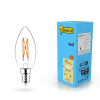 123led LED lamp E14 | Kaars C35 | Filament | 2200-2700K | Dim to warm | 4.5W (40W)