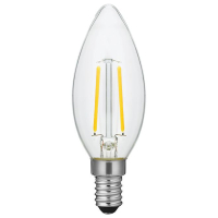 123led LED lamp E14 | Kaars C35 | Filament | 2200K | Dimbaar | 2W (13W)  LDR09274