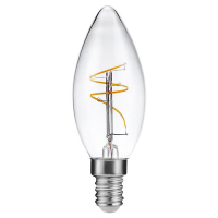 123led LED lamp E14 | Kaars C35 | Filament | 2200K | Dimbaar | 3.2W (30W)