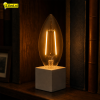 123led LED lamp E14 | Kaars C35 | Filament | Goud | 2100K | Dimbaar | 3.5W (25W) LDR02662 - 3