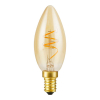 123led LED lamp E14 | Kaars C35 | Filament | Goud | 2200K | Dimbaar | 2.9W (25W) LDR09492 - 2