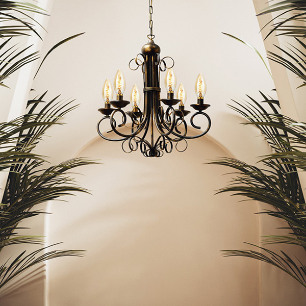 123led LED lamp E14 | Kaars C35 | Filament | Goud | 2200K | Dimbaar | 2.9W (25W) LDR09492 - 3