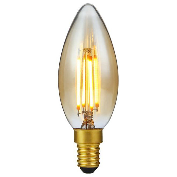 123led LED lamp E14 | Kaars C35 | Filament | Goud | 2200K | Dimbaar | 4W (25W)  LDR09280 - 2