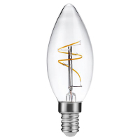 123led LED lamp E14 | Kaars C35 | Filament | Helder | 2200K | 1.5W (16W)  LDR09119