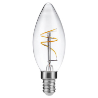 123led LED lamp E14 | Kaars C35 | Filament | Helder | 2200K | Dimbaar | 3.2W (30W)  LDR09121