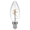 123led LED lamp E14 | Kaars C35 | Filament | Helder | 2200K | Dimbaar | 3.2W (30W)