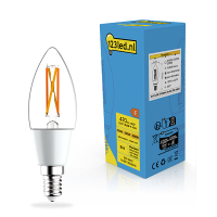 123led LED lamp E14 | Kaars C35 | Helder | 2200-2500-2700K | 3-staps dimbaar | 5W (40W) LDR02587