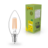 123led LED lamp E14 | Kaars C35 | Ultra Efficient | Filament | Helder | 2700K | 2.2W (40W)