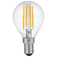 123led LED lamp E14 | Kogel G45 | Filament | Helder | 2200K | Dimbaar | 4W (28W)  LDR09302