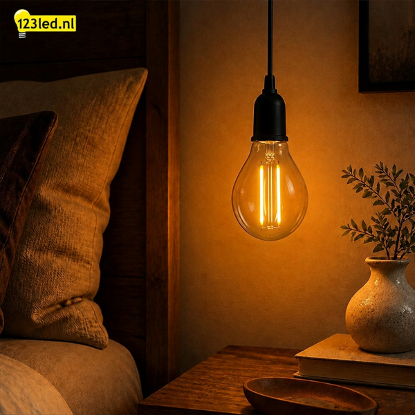 123led LED lamp E14 | Kogel P45 | Filament | Goud | 2100K | Dimbaar | 3.5W (25W) LDR02654 - 4