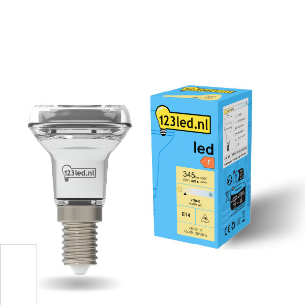 123led LED lamp E14 | Reflector R50 | 2700K | Dimbaar | 4W (50W)  LDR01920 - 1