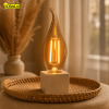 123led LED lamp E14 | Sierkaars B35 | Filament | Goud | 2100K | Dimbaar | 3.5W (25W) LDR02660 - 3