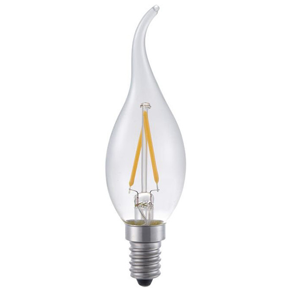 123led LED lamp E14 | Sierkaars C35 | Filament | 2700K | Dimbaar | 2W (17W) LDR09296 - 1