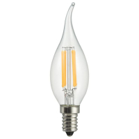 123led LED lamp E14 | Sierkaars C35 | Filament | 2700K | Dimbaar | CRI >93 | 4.5W (40W) LDR09298
