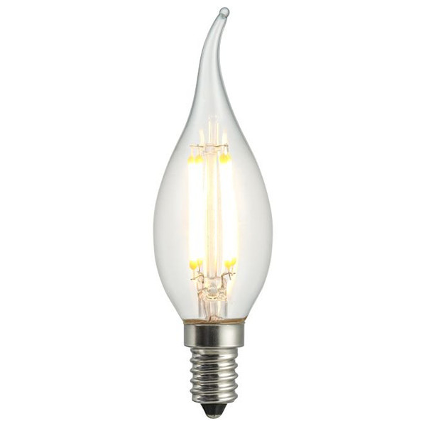 123led LED lamp E14 | Sierkaars C35 | Filament | 2700K | Dimbaar | CRI >93 | 4.5W (40W) LDR09298 - 2