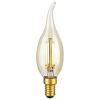 123led LED lamp E14 | Sierkaars C35 | Filament | Goud | 2200K | Dimbaar | 4W (28W)  LDR09308 - 2