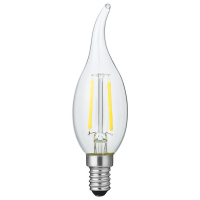 123led LED lamp E14 | Sierkaars C35 | Filament | Helder | 2200K | Dimbaar | 1.5W (15W)  LDR09288