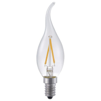 123led LED lamp E14 | Sierkaars C35 | Filament | Helder | 2500K | Dimbaar | 1.5W (15W)  LDR09286