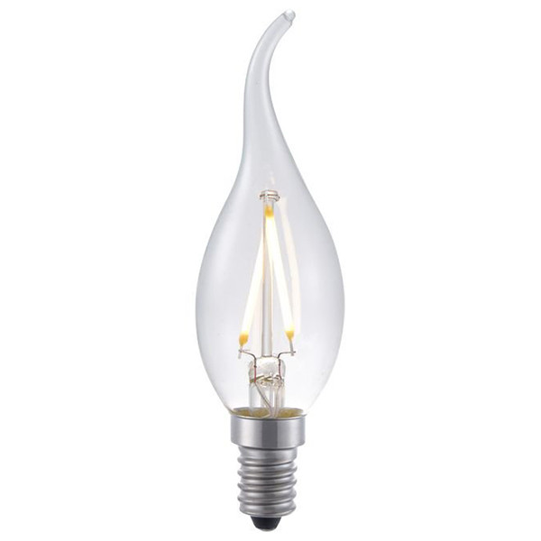 123led LED lamp E14 | Sierkaars C35 | Filament | Helder | 2500K | Dimbaar | 1.5W (15W)  LDR09286 - 2