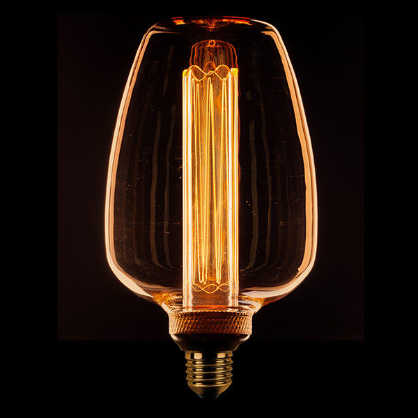 123led LED lamp E27 | 43S | Filament | Goud | 1800K | Dimbaar | CRI >95 | 5W LDR01571 - 1